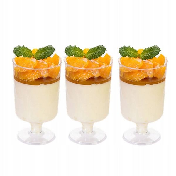 PUCHARKI DESEROWE KIELISZKI DO DESERÓW DRINKÓW DEGUSTACJI OKRĄGŁE 200ml 10 zdjęcie 11