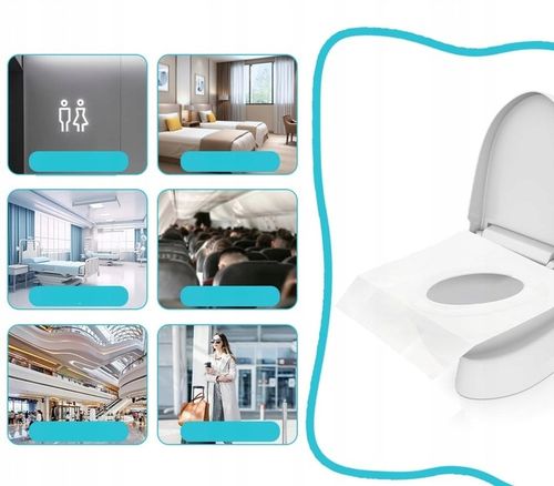 JEDNORAZOWE NAKŁADKI NA DESKĘ SEDESOWĄ SEDES TOALETOWE WC PODKŁADKI 60 na Arena.pl