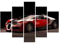 OBRAZ CZERWONE BUGATTI VEYRON