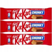 KitKat Chunky Paluszek waflowy w mlecznej czekoladzie 40 g x 3 sztuk