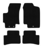 Dywaniki welurowe BASIC do Kia Rio II DE hatchback 2005-2011, czarne