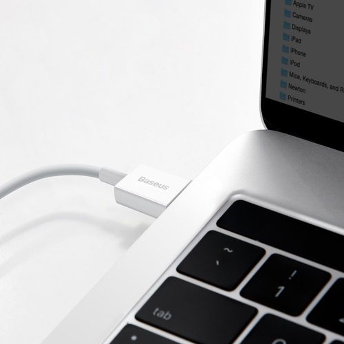 kabel przewód superior usb - usb-c 66w 6a 2m - biały na Arena.pl