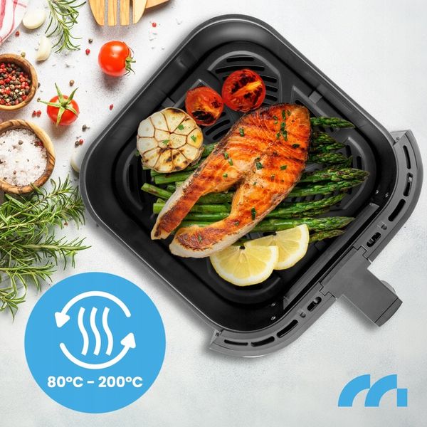 FRYTKOWNICA BEZTŁUSZCZOWA FRYTOWNICA AIR FRYER DUŻA 7L MOCNA 1800W zdjęcie 14