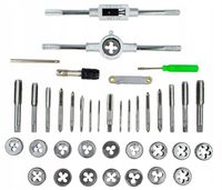 ZESTAW NARZYNEK I GWINTOWNIKÓW 40 EL KALIBROWNIKI DOBRA JAKOŚĆ