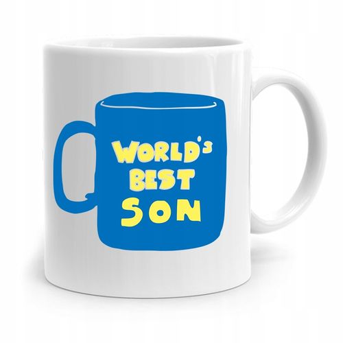 Kubek Prezent Dla Syna Dziecka Worlds Best Son Z Nadrukiem Ze Zdjęciem na Arena.pl