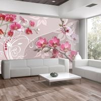 Fototapeta - Lot różowych orchidei 300x210