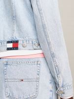 Tommy Jeans kurtka damska jeansowa bez kaptura DW0DW17661-1AB rozmiar L