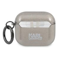karl lagerfeld kla3ukhgk airpods 3 cover czarny/black glitter karl`s