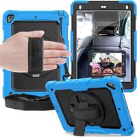 Etui do iPad Air 3/Pro 10.5" z Podstawką i Paskiem na Ramię Niebieskie