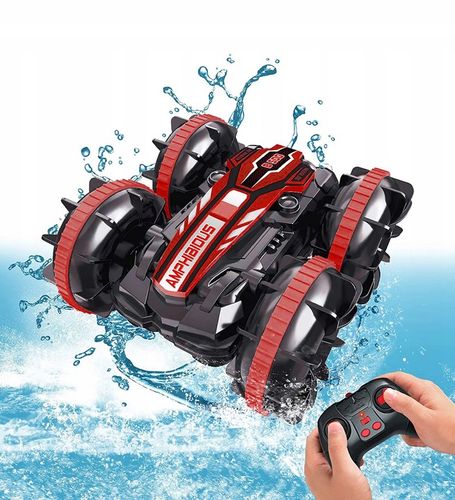 AUTO RC AMFIBIA PŁYWAJĄCY SAMOCHÓD ZDALNIE STEROWANY PILOT + OPASKA NA GEST na Arena.pl