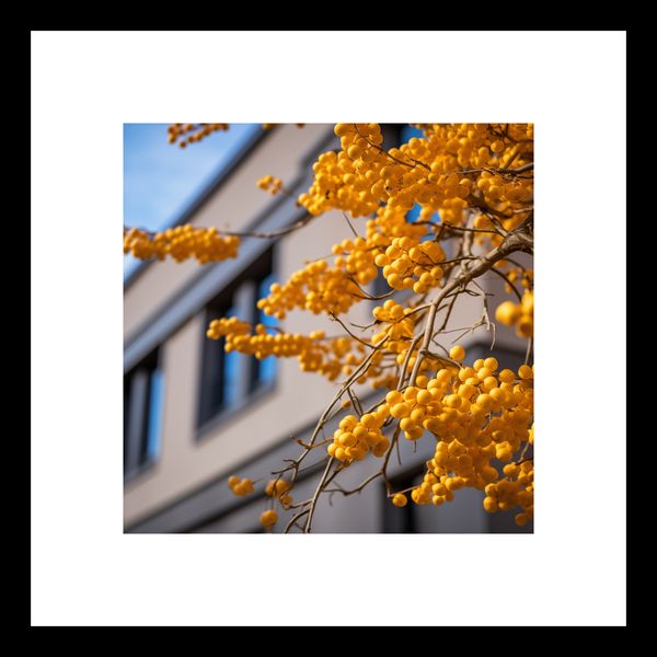 Plakat 20x20cm Złote Jagody zdjęcie 3