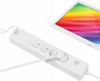 Przedłużacz listwa zasilająca Smart 1.8 m 6 portów 16 A, 3680 W biała