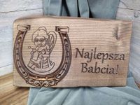 Oryginalny prezent obraz na Dzień Babci podkowa