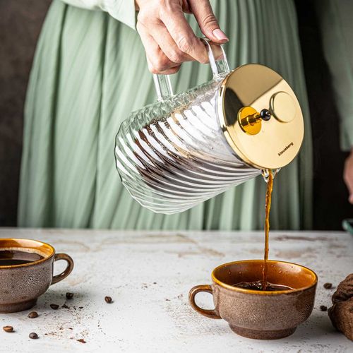 zaparzacz tłokowy do kawy/herbaty termiczny 600ml klausberg kb-7766 na Arena.pl