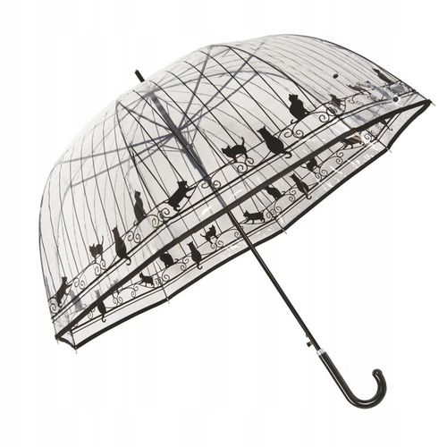 Parasol transparentny motywem kotów Captain Mike na Arena.pl