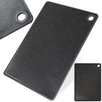 Deska Kuchenna do Krojenia Produktów Spożywczych Plastikowa Czarna 33x23 cm