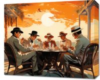 Obraz 60x50cm Posiedzenie w Tropikach