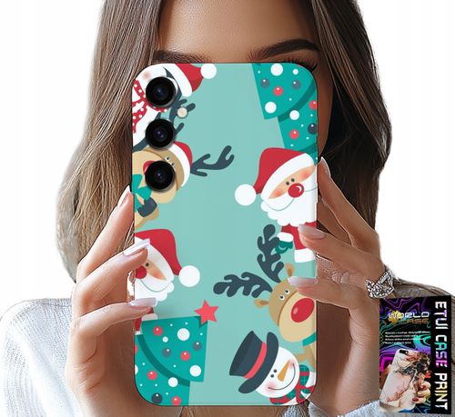 ETUI DO SAMSUNG GALAXY S23 FE - MIKOŁAJ, RENIFER BAŁWAN ŚWIĄTECZNE WZORY na Arena.pl