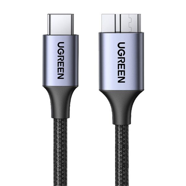 Kabel USB-C do USB Micro B UGREEN 15231, 0.5m (czarny) zdjęcie 1