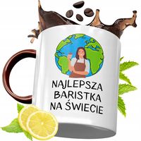 Kubek Bordowy Dla Baristy Na Urodziny Prezent Z Nadrukiem Ze Zdjęciem