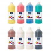 Zestaw farb plakatowych - L&B - 8 x 1l