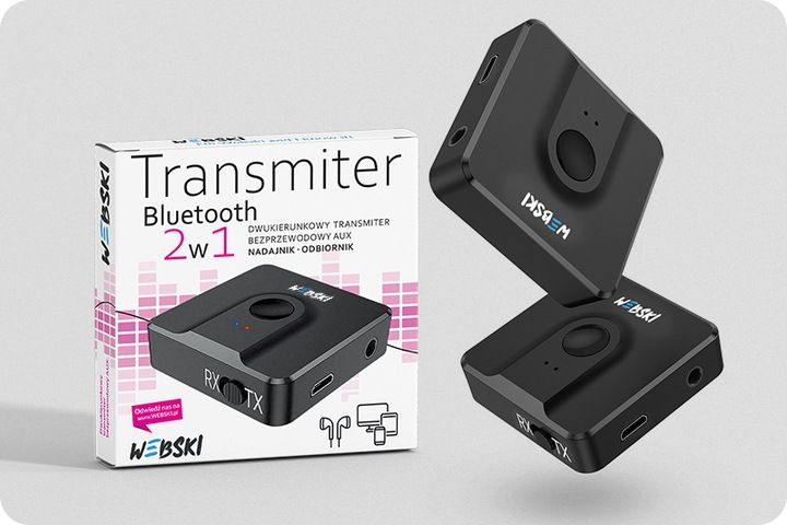 TRANSMITER AUDIO BLUETOOTH NADAJNIK/ODBIORNIK AUX zdjęcie 4