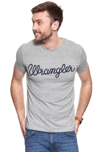 WRANGLER CREW TEE MID GREY MEL W7C51FK37 M na Arena.pl