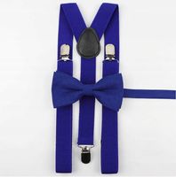 SZELKI męskie niebieskie i MUCHA męska niebieska