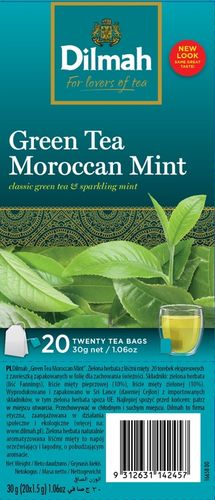 9x Herbata zielona Dilmah Moroccan Mint 20 szt na Arena.pl