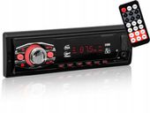 RADIO SAMOCHODOWE 1-DIN BLUETOOTH 2x USB AUX SD MP3 PILOT BATERIA
