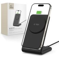 tech-protect qi15w-a38 magnetic magsafe wireless charger black