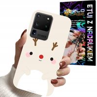 ETUI CASE DO SAMSUNG S20 ULTRA - ŚWIĄTECZNE WZORY RENIFER MIKOŁAJ ŚWIĘTA