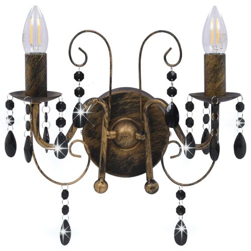 LAMPA ŚCIENNA DO DOMU Z KORALIKAMI E14 na Arena.pl