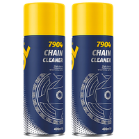 2X MANNOL CHAIN CLEANER ZMYWACZ DO CZYSZCZENIA ŁAŃCUCHÓW METALU OLEJU BRUDU