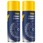 2X MANNOL CHAIN CLEANER ZMYWACZ DO CZYSZCZENIA ŁAŃCUCHÓW METALU OLEJU BRUDU