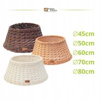 OSŁONA NA STOJAK POD CHOINKĘ WIKLINOWA Ø70 CM