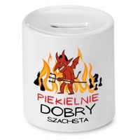 Dla Szachisty Skarbonka Piekielnie Dobry Z Nadrukiem Ze Zdjęciem