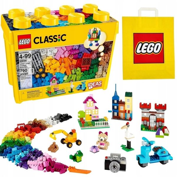 LEGO CLASSIC 10698 DUŻE PUDŁO KLOCKÓW SKRZYNIA XXL zdjęcie 1