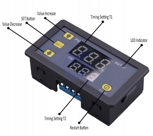 Programator czasowy timer zegar przekaźnik 230V na Arena.pl