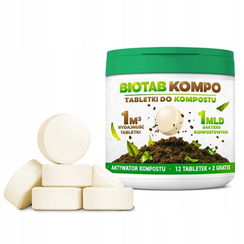 BioTab KOMPO tabletki do kompostowania aktywator kompostu na 14 m3 na Arena.pl