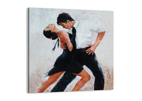 Obraz Na Płótnie - Tango Tancerze  - 60X60 Cm - Ac60X60-3771 na Arena.pl
