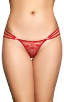 Seksowne Czerwone Stringi Damskie - Softline 2498