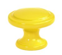 Gałka meblowa Schwinn 2786 Dziecięca Kolor pokrycia - Żółty lakier, Średnica - Ø30