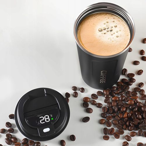 Kubek Termiczny Termos 510ml Wyświetlacz Ekran LCD SMART na Kawę Herbatę XL na Arena.pl