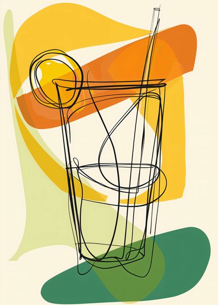 Plakat 25x35cm Koktajl Artystyczny zdjęcie 1