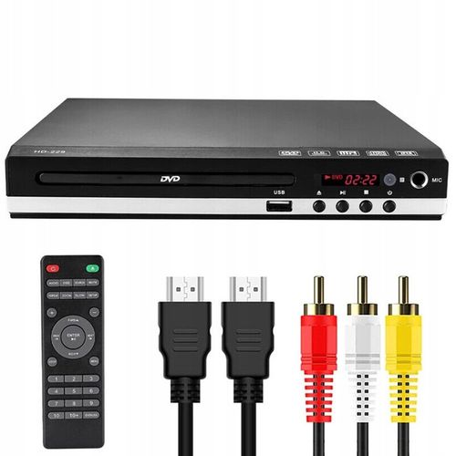 DVD EVD CD ODTWARZACZ HD1080P HDMI/AV/USB PODWÓJNE GNIAZDO MIKROFONU na Arena.pl