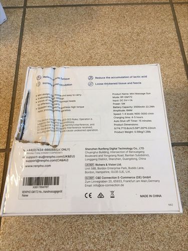 Pistolet do masażu RENPHO C5 MINI metal 4 końcówki czarny na Arena.pl