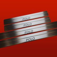 Listwa progowa VOLKSWAGEN POLO MK3 6N 6N2 Stal nierdzewna 304 mat 4szt