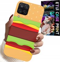 ETUI DO SAMSUNG A12 / M12 - CASE BURGER CHEESEBURGER OBUDOWA PREZENT