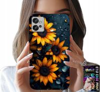 ETUI DO MOTOROLA G32 - SŁONECZNIKI, SŁONECZNIK, KWIECISTE WZORY
